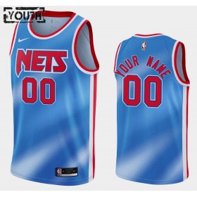 Dječji NBA Dres Brooklyn Nets Personalizirani 2020-21 Nike Hardwood Classics Swingman